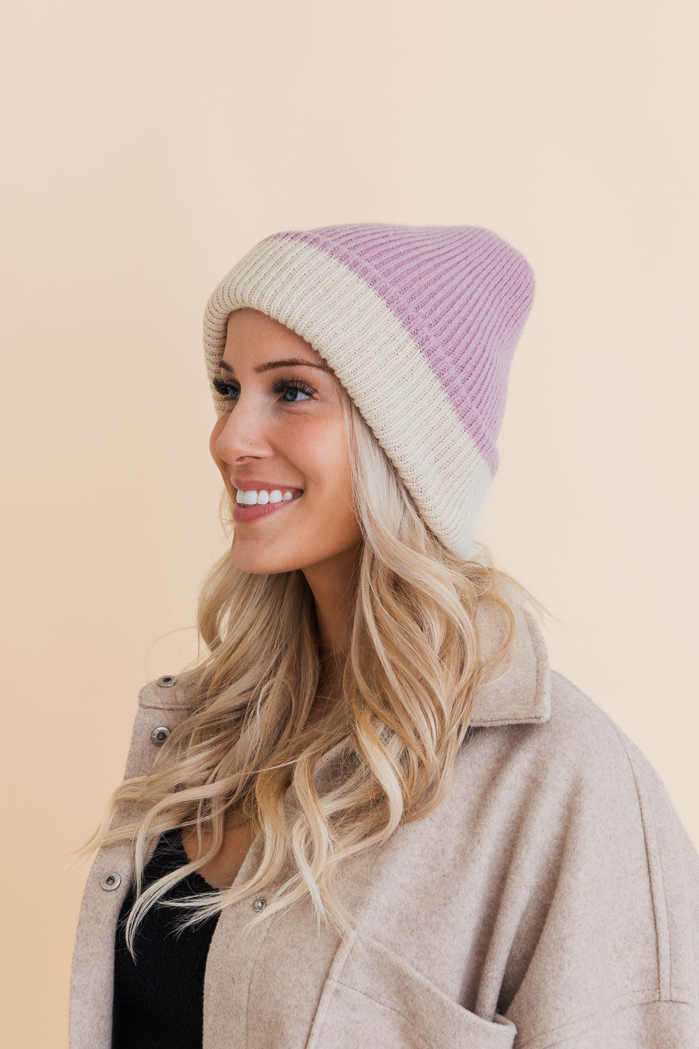 The Two-Tone Knit Beanie – Eastern Apparel